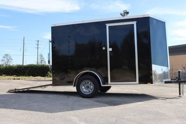 Spartan 6X10 Base Black Enclosed Cargo Trailer | Black | - Image 6