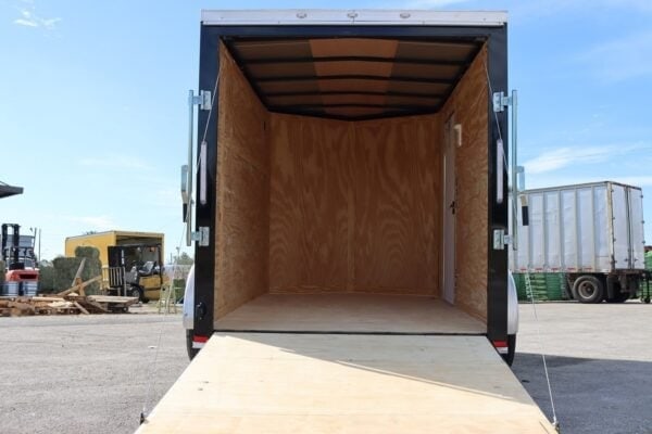 Spartan 6X10 Base Black Enclosed Cargo Trailer | Black | - Image 7