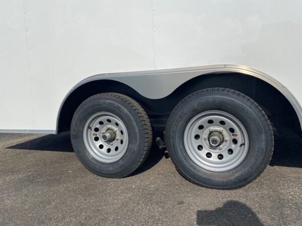 Spartan 8.5X20 Tandem Axle Enclosed Cargo Trailer | White - Image 4