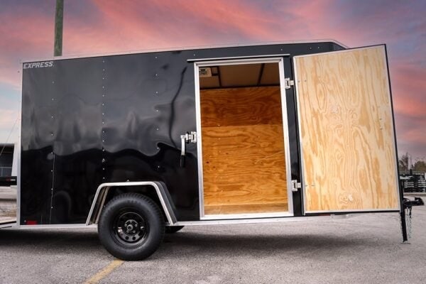 Small Black Enclosed Trailer - Image 35