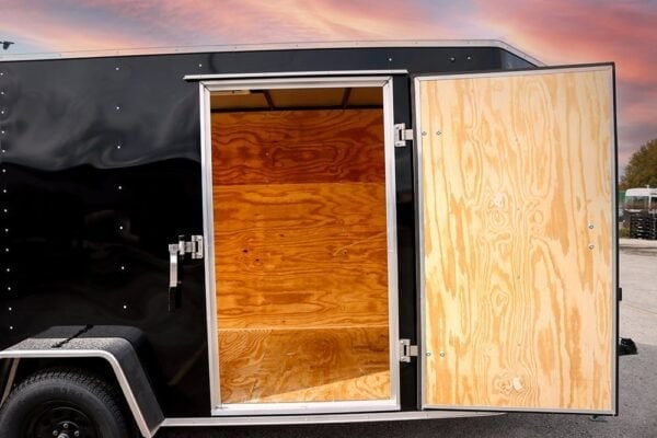 Small Black Enclosed Trailer - Image 37