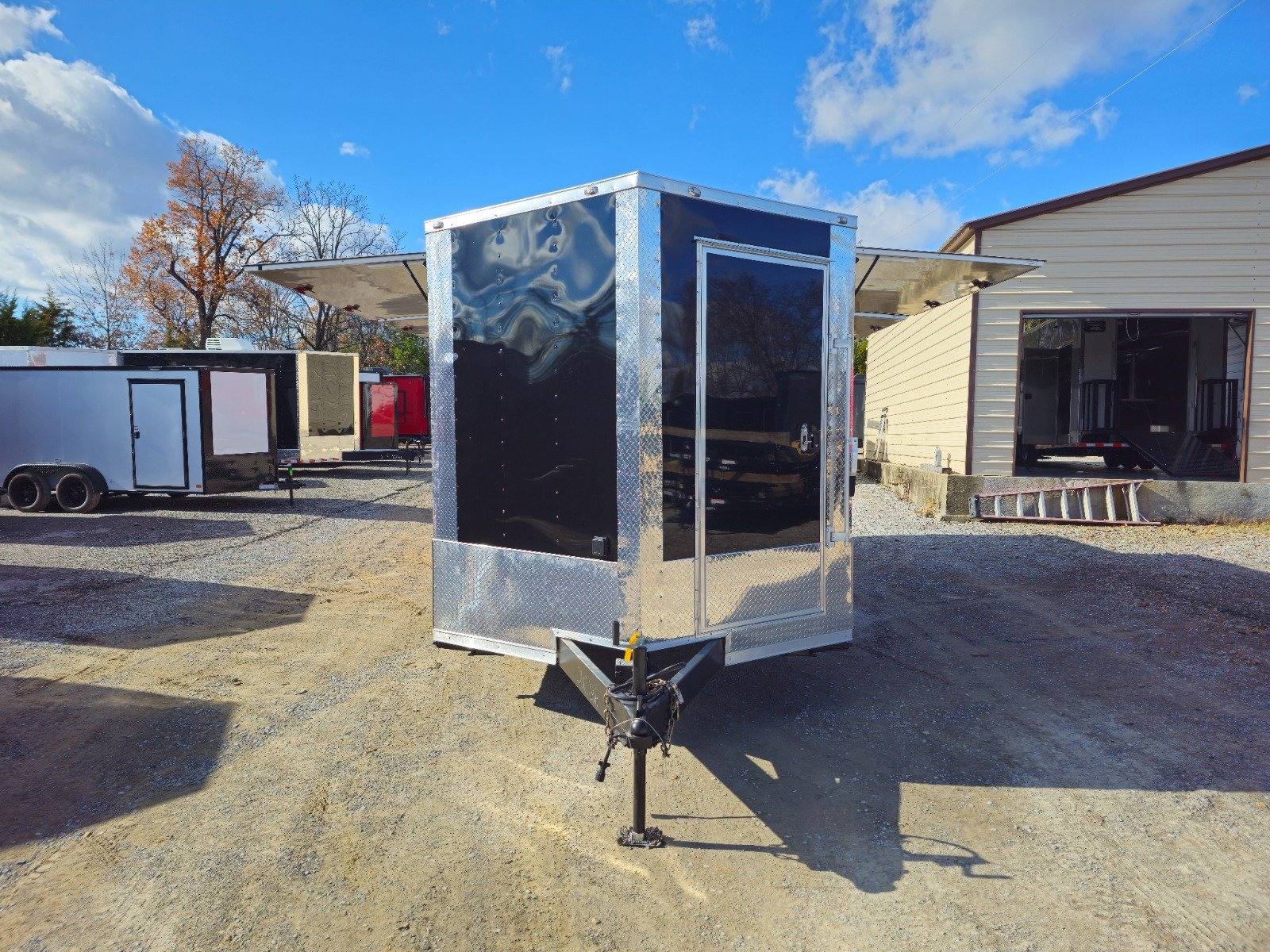 8.5′ X 22′ Red & Black Custom Enclosed Trailer - Image 11
