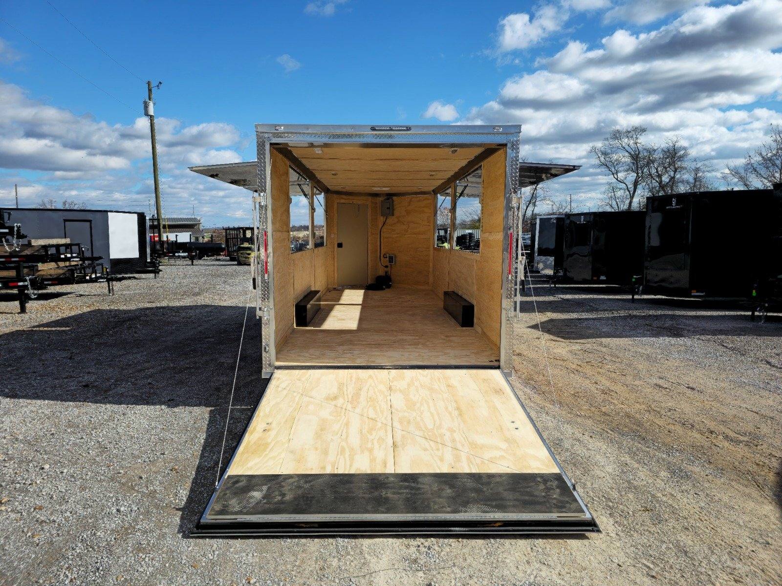 8.5′ X 22′ Red & Black Custom Enclosed Trailer - Image 15