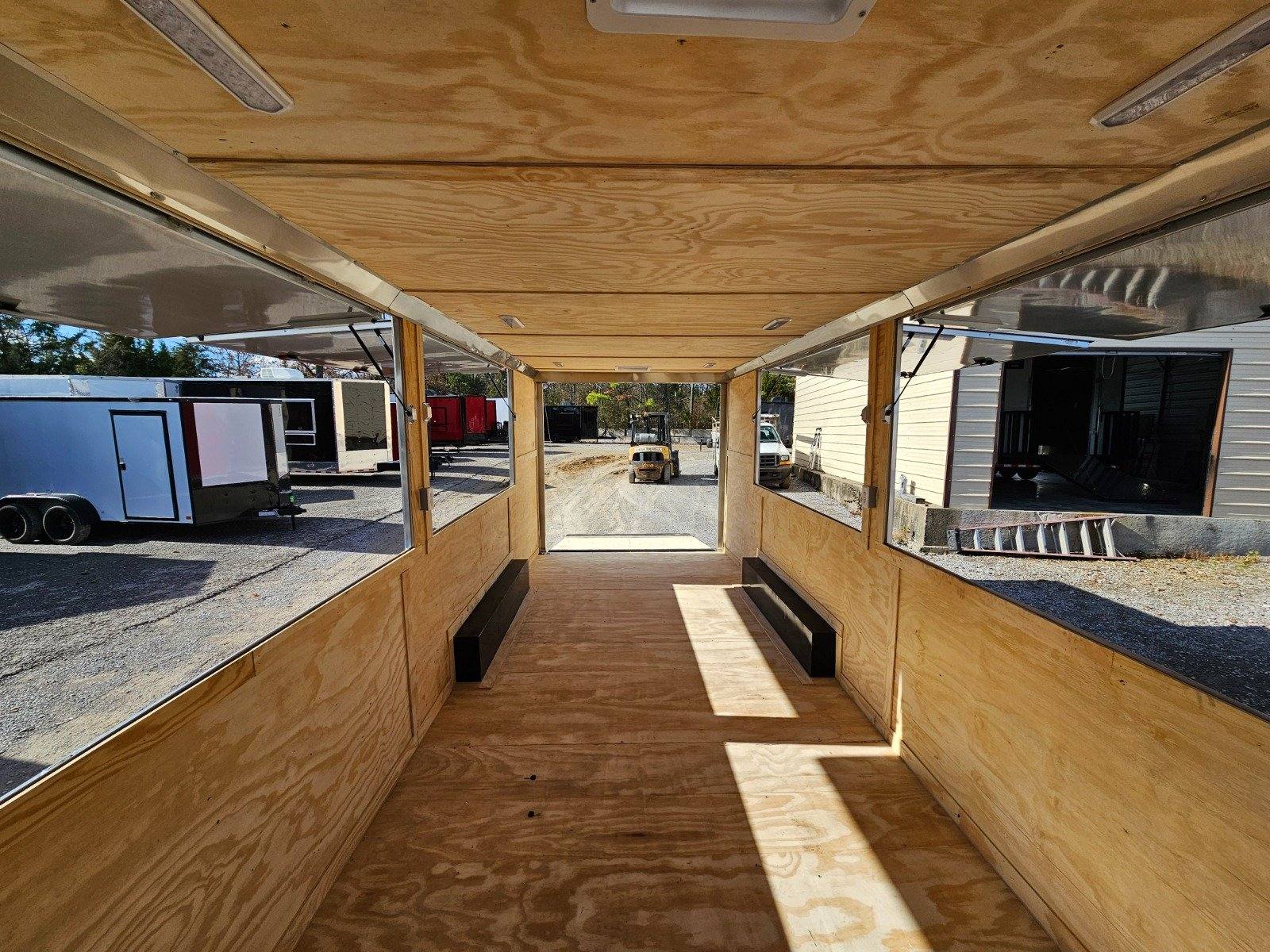 8.5′ X 22′ Red & Black Custom Enclosed Trailer - Image 19