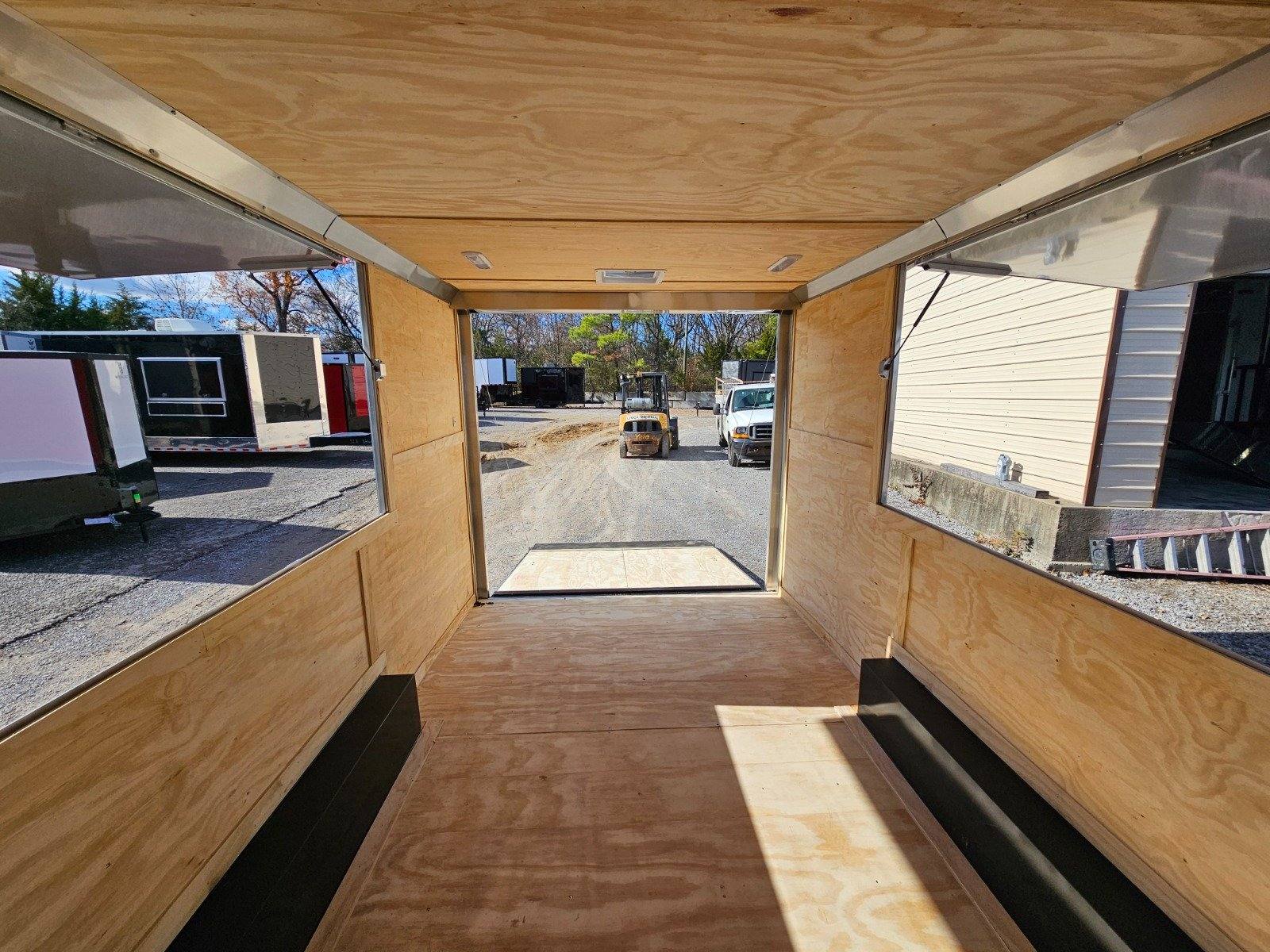 8.5′ X 22′ Red & Black Custom Enclosed Trailer - Image 20