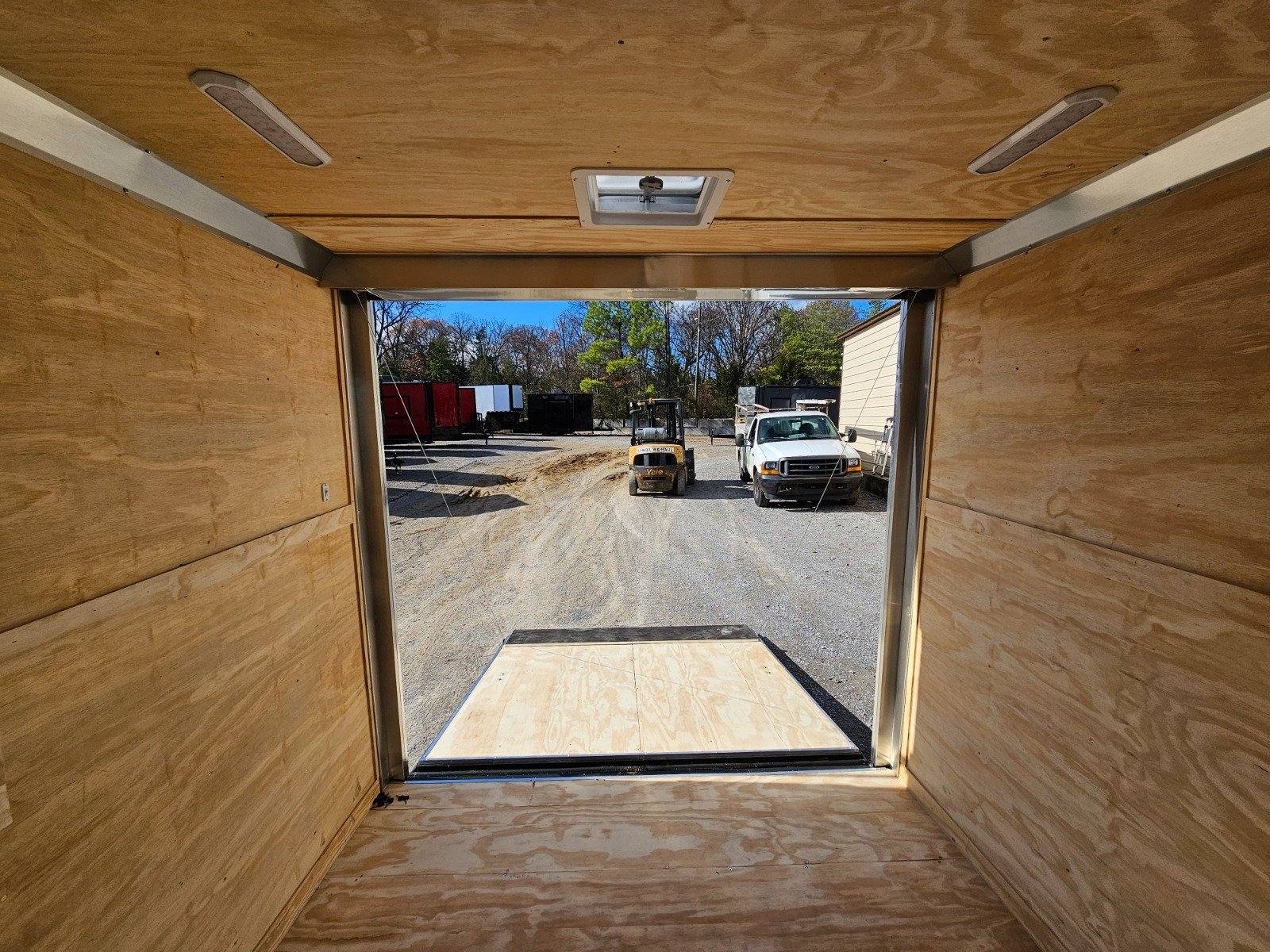 8.5′ X 22′ Red & Black Custom Enclosed Trailer - Image 21