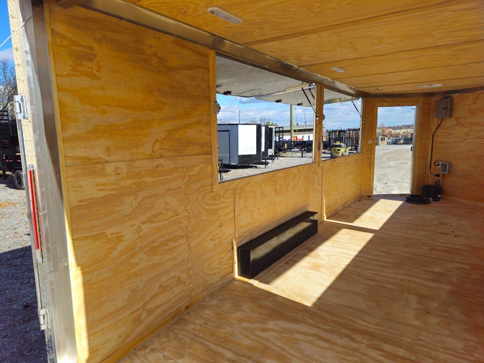8.5′ X 22′ Red & Black Custom Enclosed Trailer - Image 24