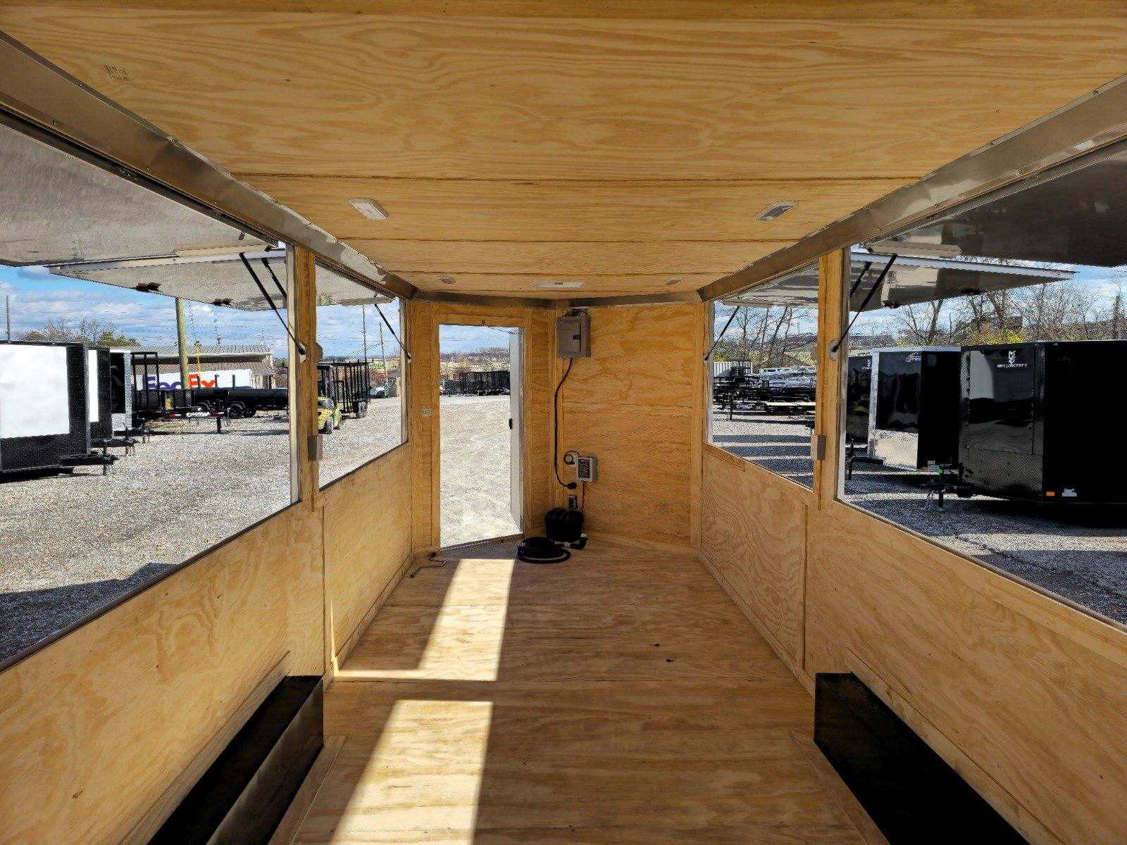 8.5′ X 22′ Red & Black Custom Enclosed Trailer - Image 26