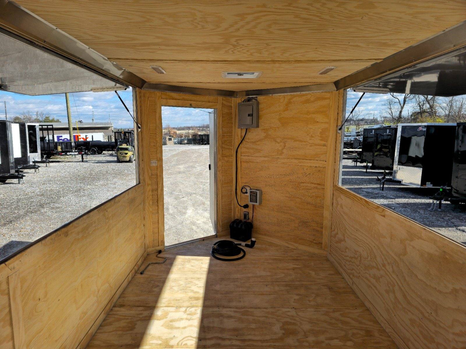 8.5′ X 22′ Red & Black Custom Enclosed Trailer - Image 27