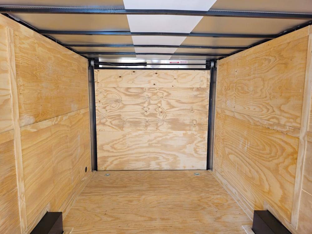 8.5×24 Neon Green Enclosed Trailer with Blackout Trim (2) 5200lb Axles - Image 12