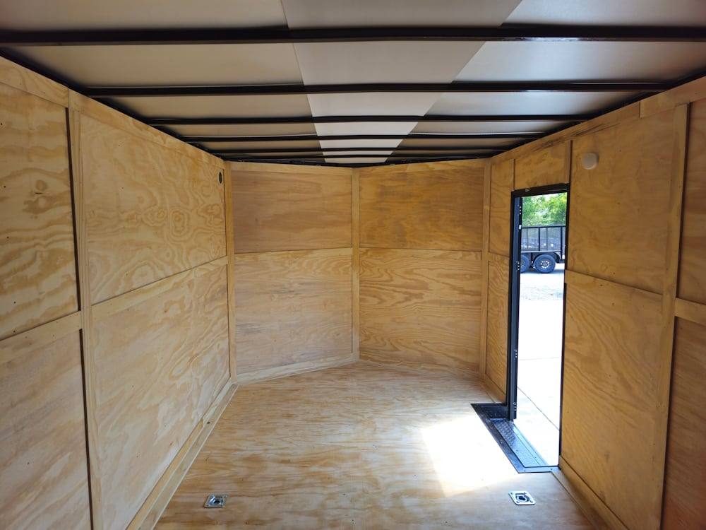 8.5×24 Neon Green Enclosed Trailer with Blackout Trim (2) 5200lb Axles - Image 15