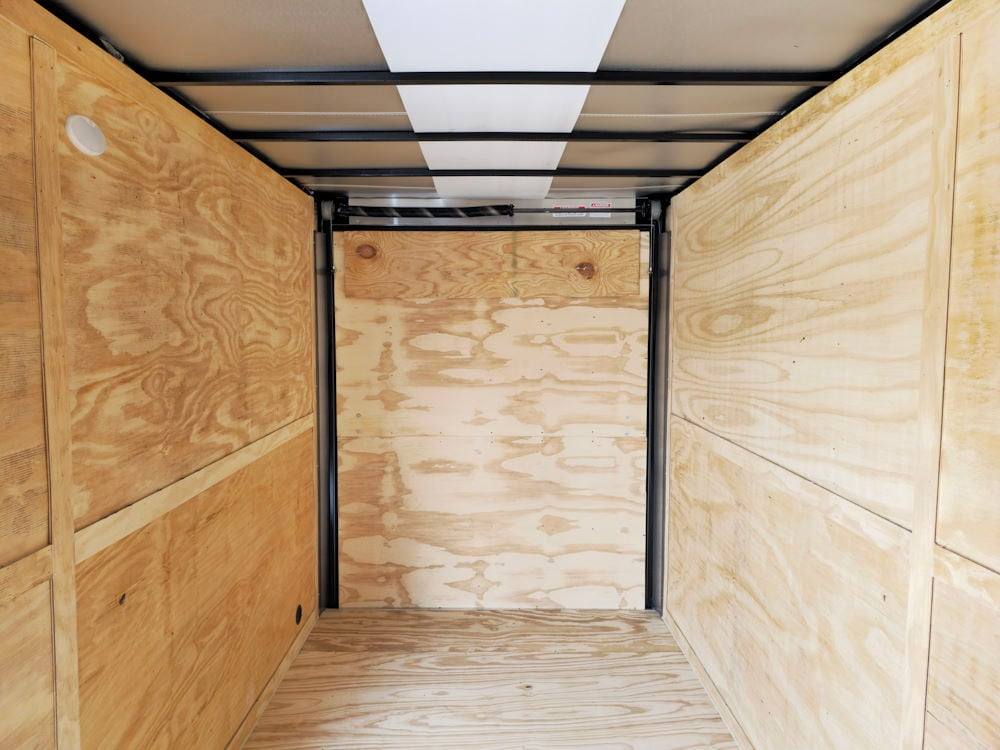 7′ x 14′ Charcoal Gray Enclosed Trailer 8ft Interior (2) 3500 lb Axles - Image 11