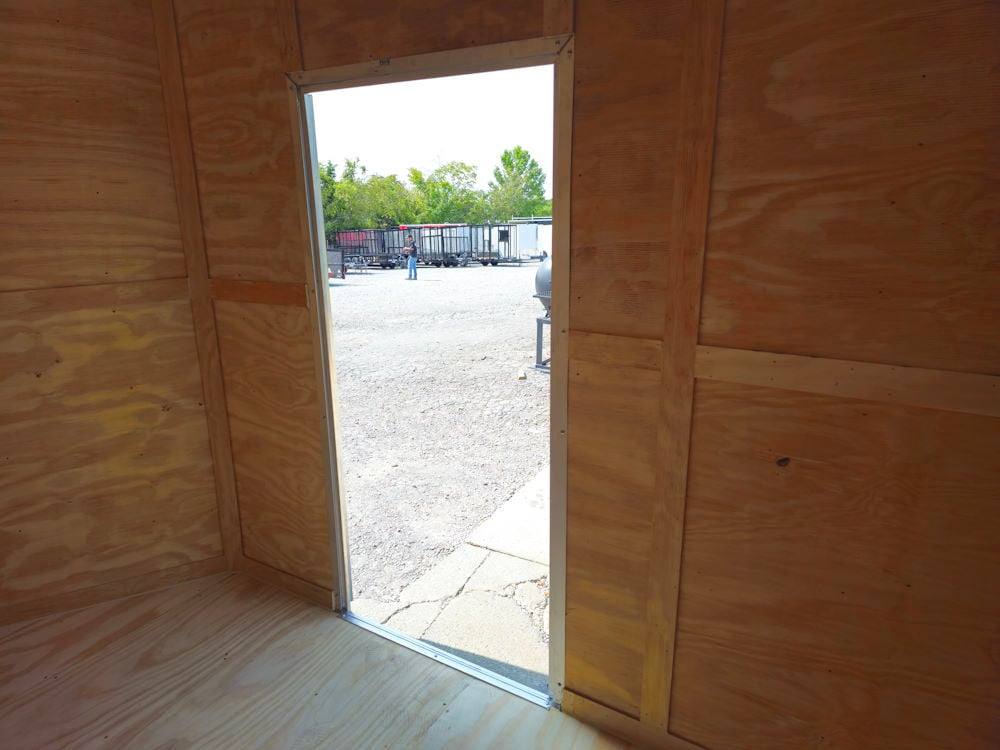 7′ x 14′ Charcoal Gray Enclosed Trailer 8ft Interior (2) 3500 lb Axles - Image 13