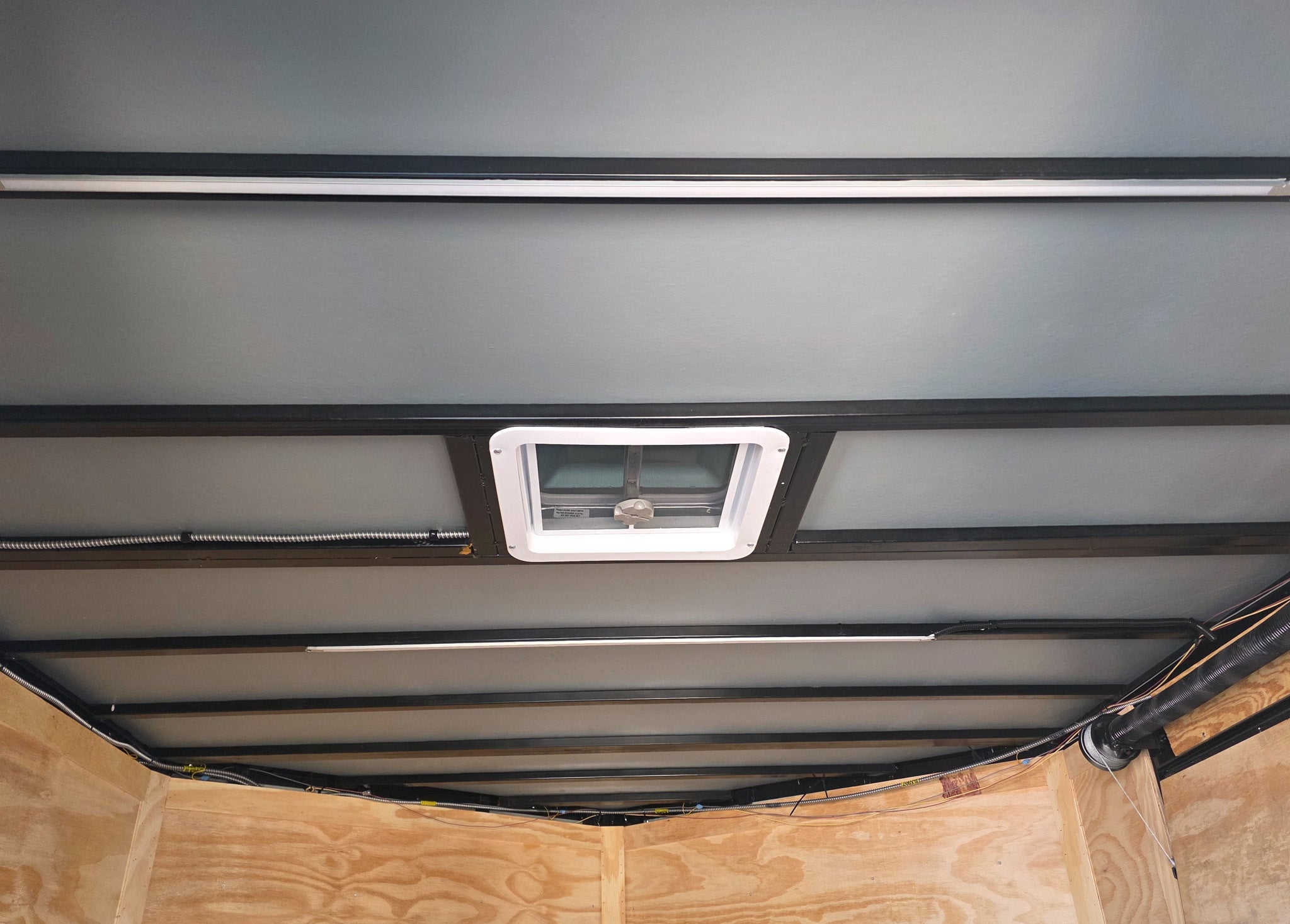 8.5’X24′ Charcoal Enclosed Trailer Hybrid Roof Platform and Equipment Hauler (2) 8000lb Axle - Image 29