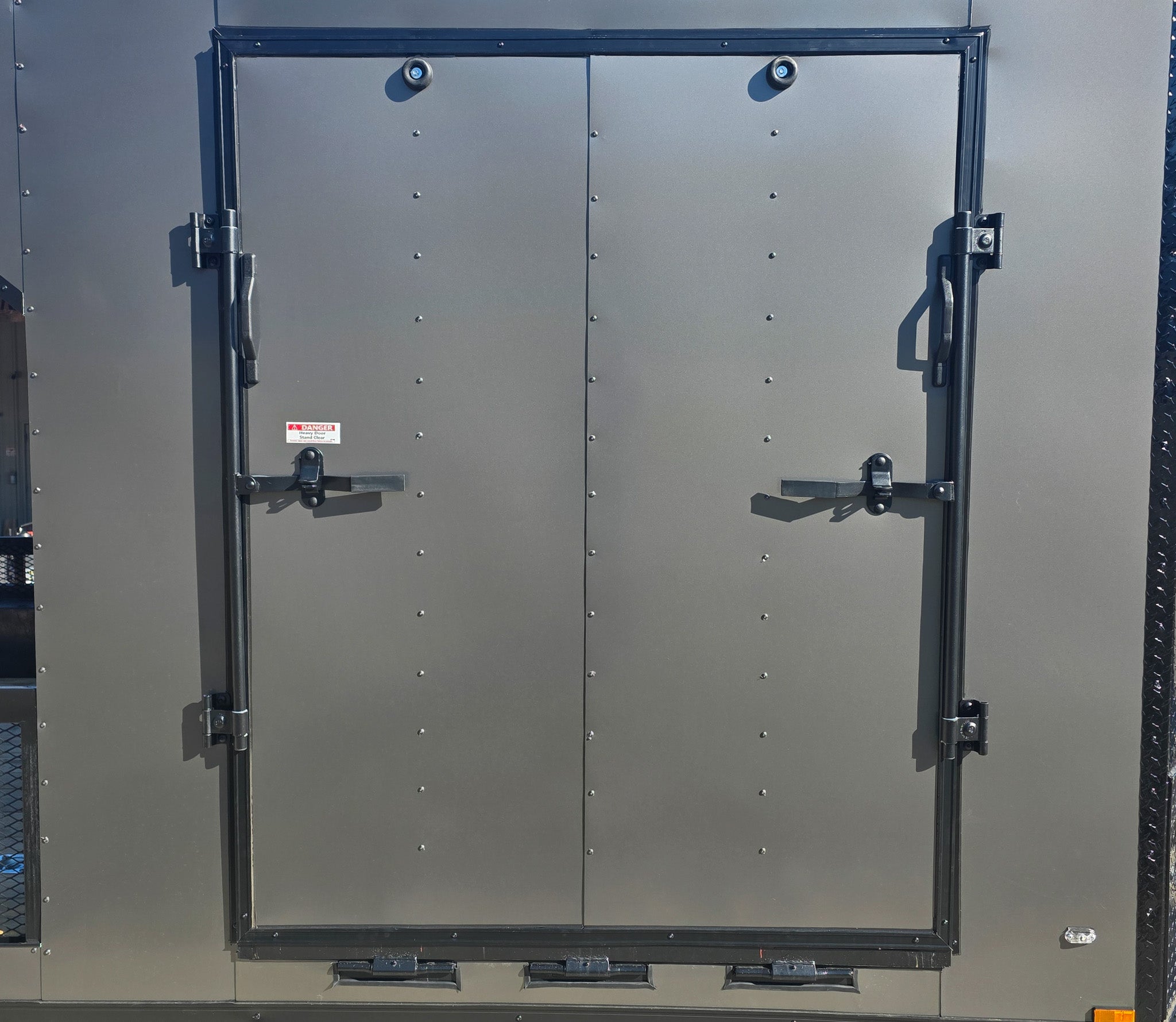 8.5’X24′ Charcoal Enclosed Trailer Hybrid Roof Platform and Equipment Hauler (2) 8000lb Axle - Image 34