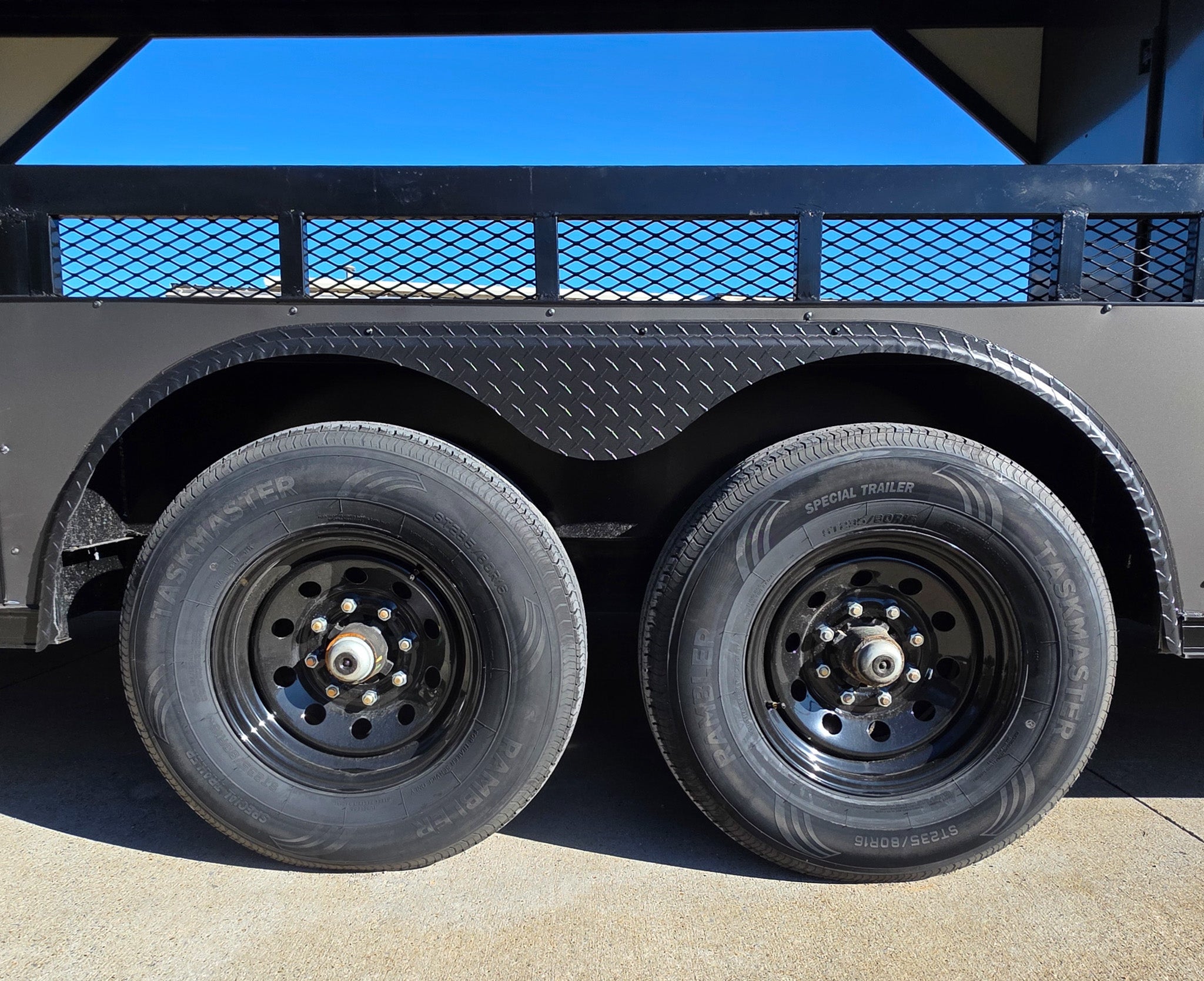 8.5’X24′ Charcoal Enclosed Trailer Hybrid Roof Platform and Equipment Hauler (2) 8000lb Axle - Image 41