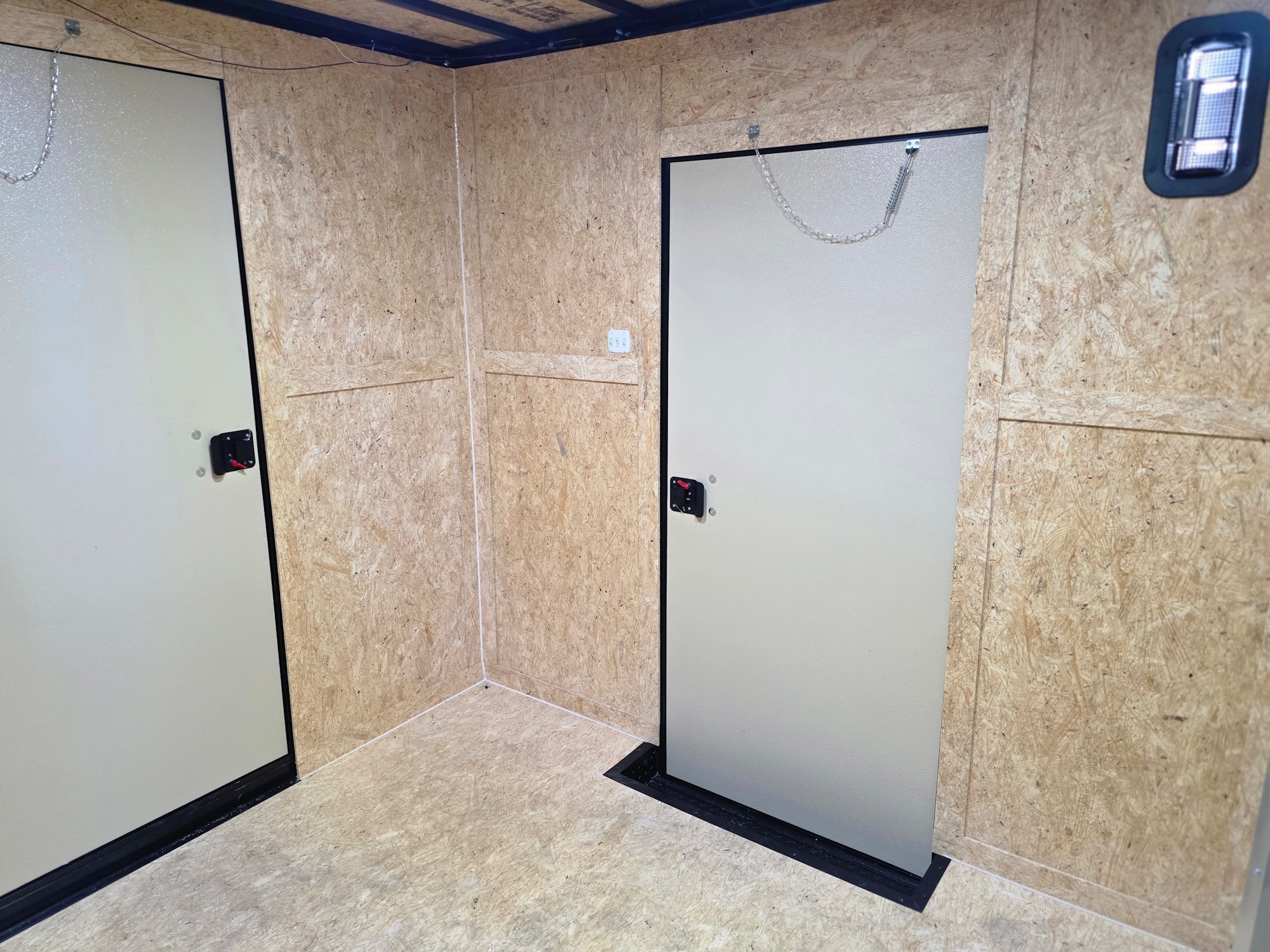 8.5’X24′ White Hybrid Enclosed Trailer W/ Roof Covered Deck and Gen box (2)7,000lb Axles - Image 19