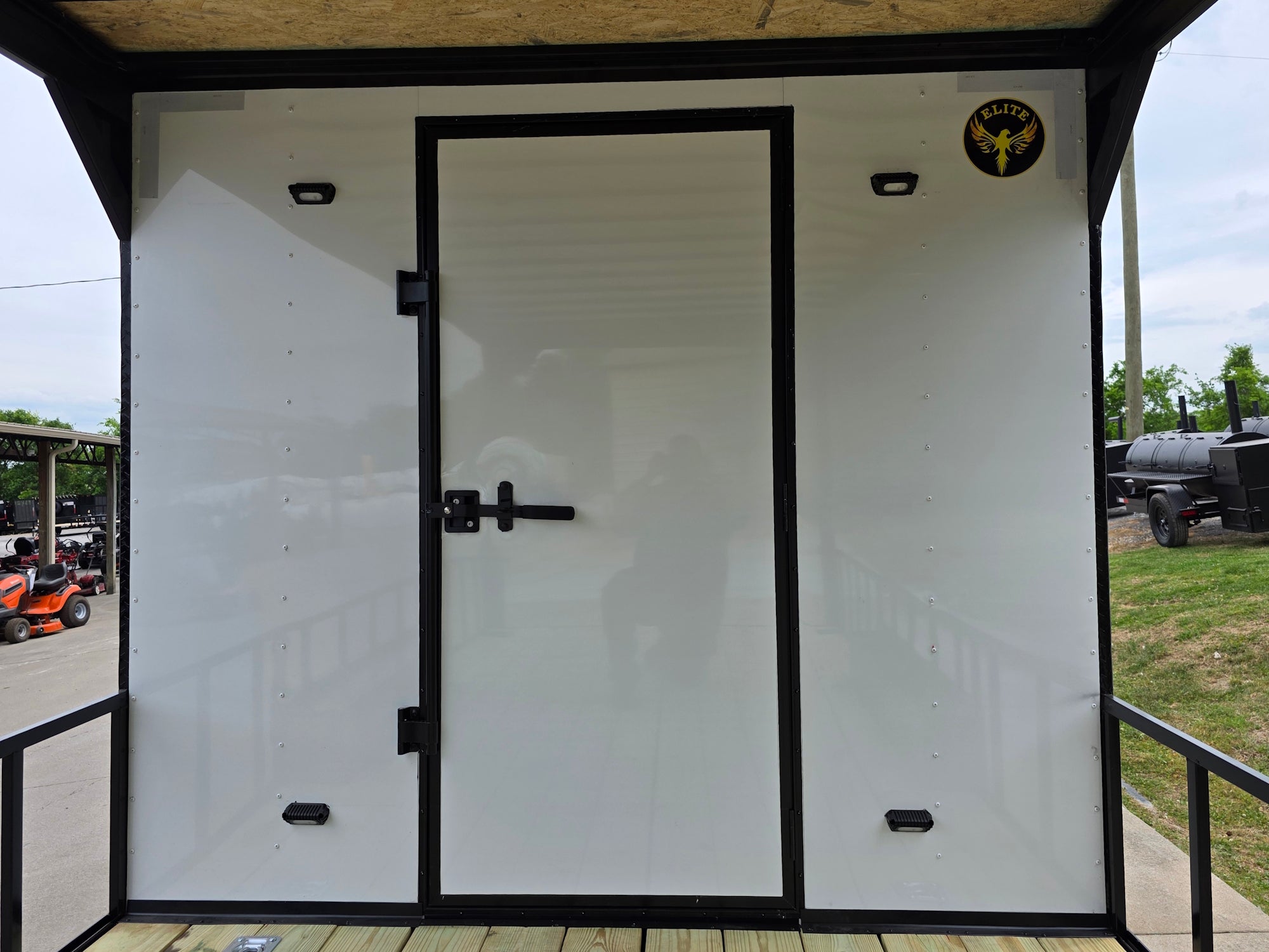 8.5’X24′ White Hybrid Enclosed Trailer W/ Roof Covered Deck and Gen box (2)7,000lb Axles - Image 27