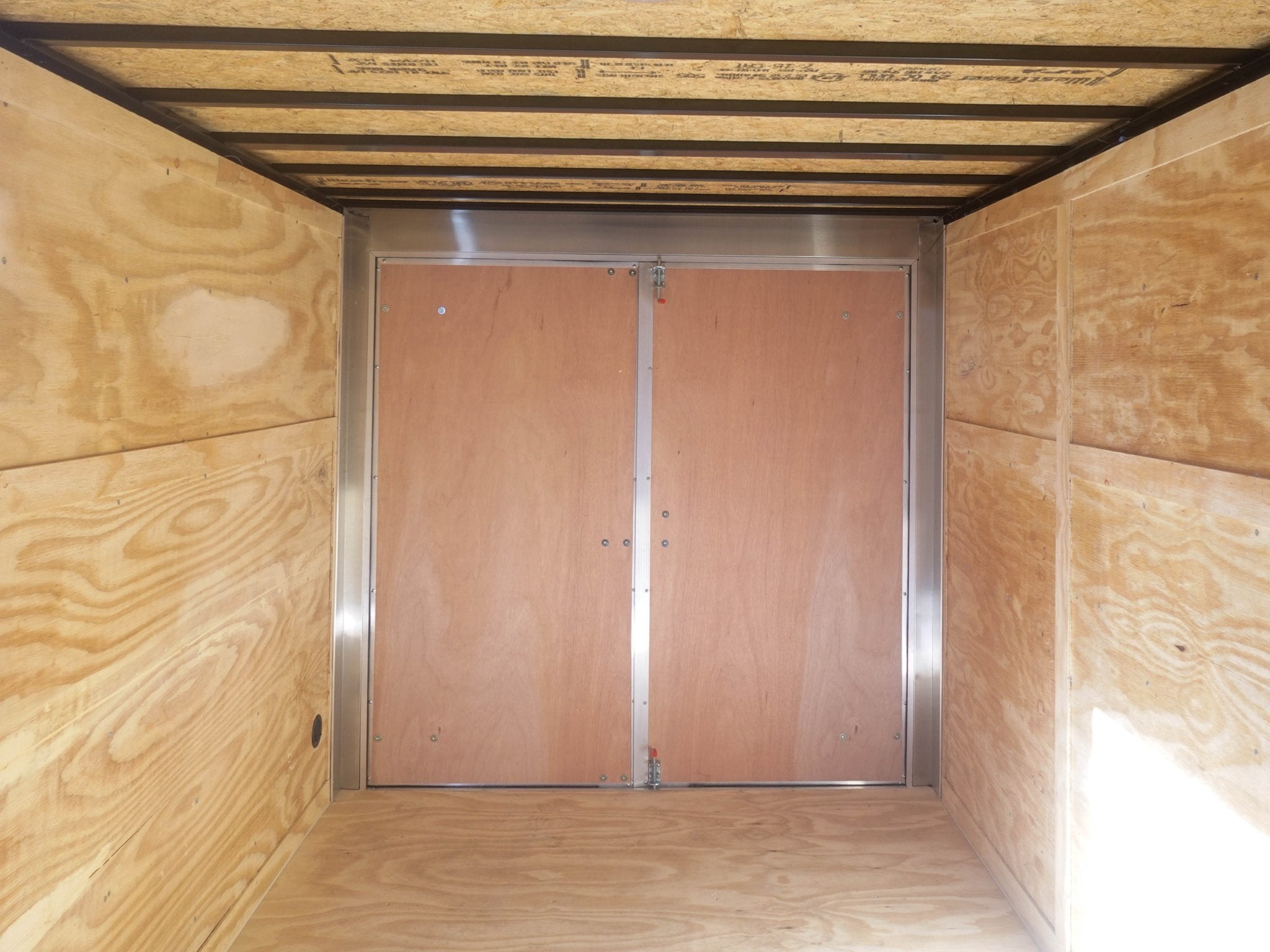 7×12 Tandem White V-Nose Enclosed Trailer - Image 15