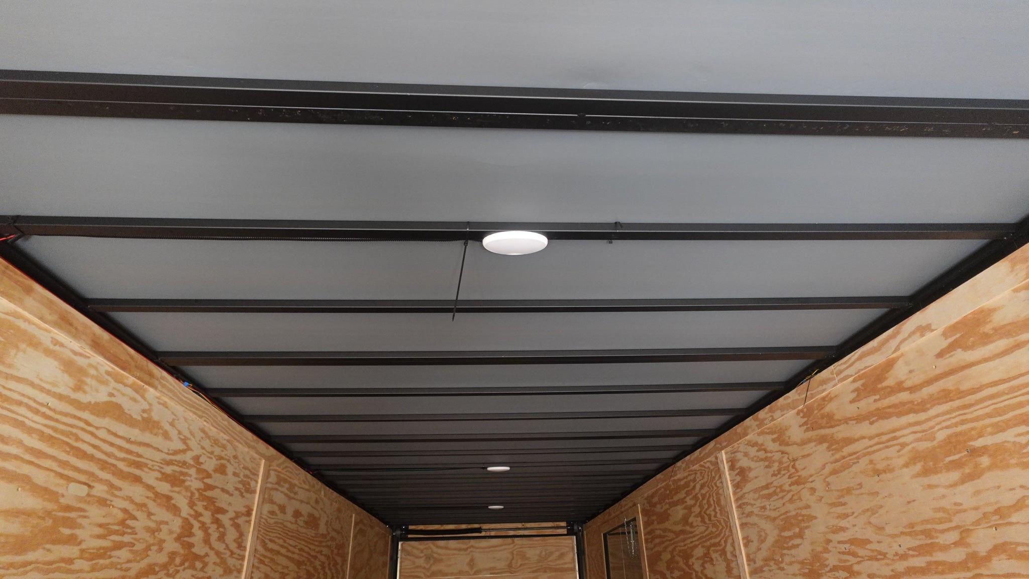 8.5×36 Indigo Blue Blackout Enclosed Trailer Escape Doors E Track Floor (3) 7K Axles 21K GVWR - Image 21