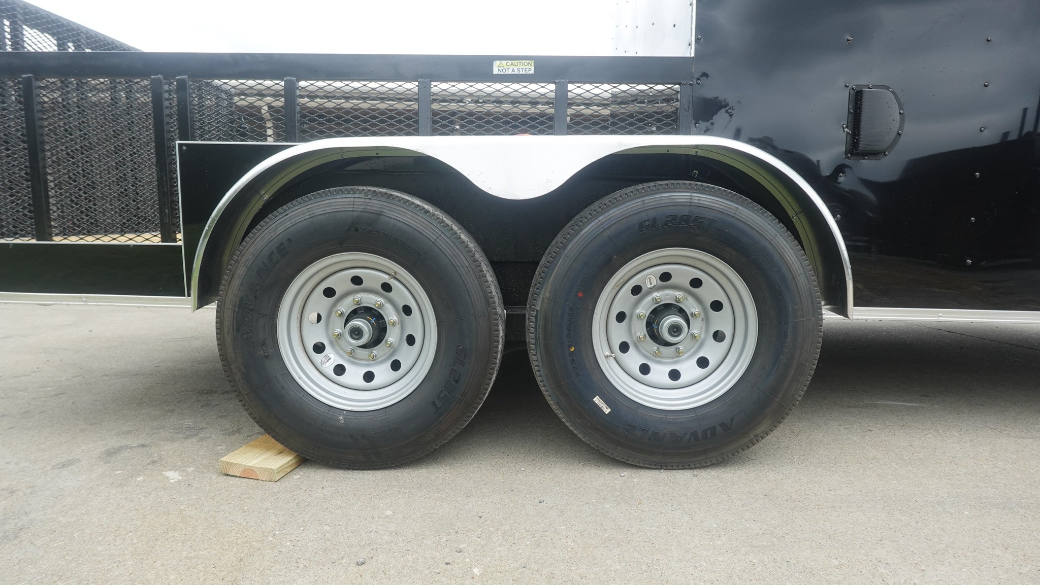 7×16 Black Hybrid Enclosed Trailer (2) 7000LB Axles Storage 14 Ply Tires - Image 18