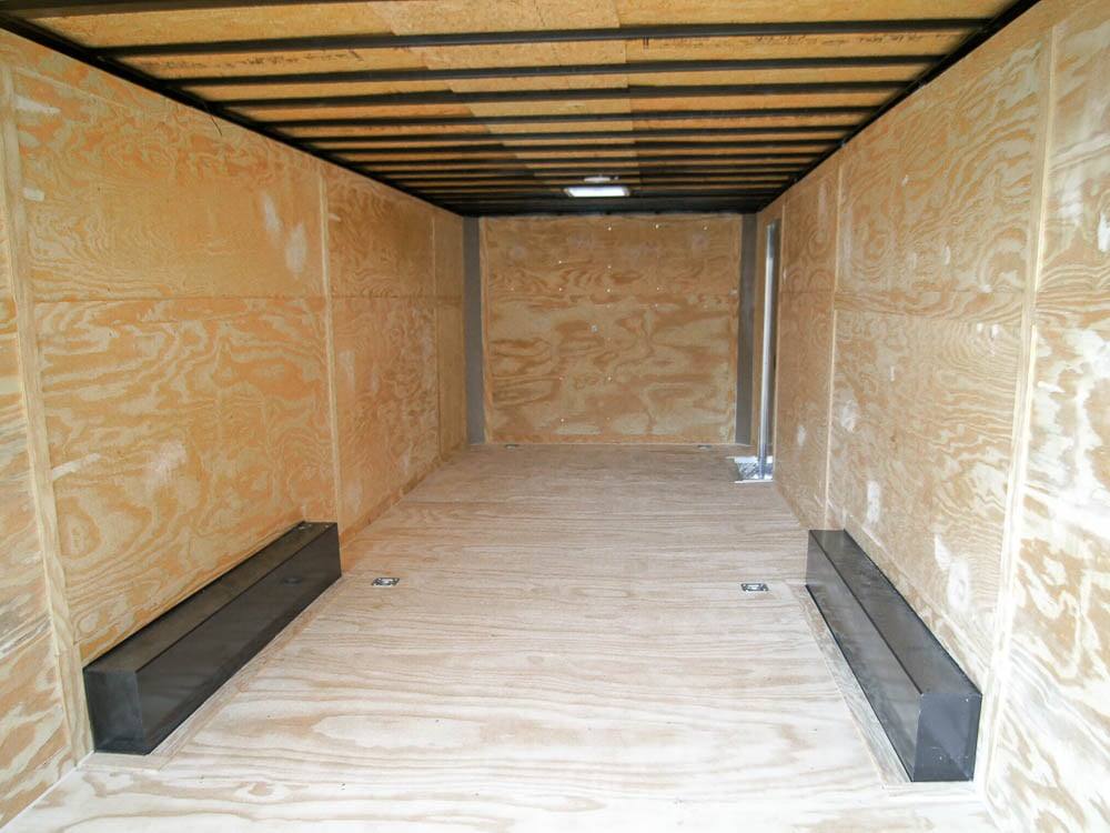 8.5×28 Flat Nose White Enclosed Trailer (2) 5,200lb Axles Cargo Storage - Image 18