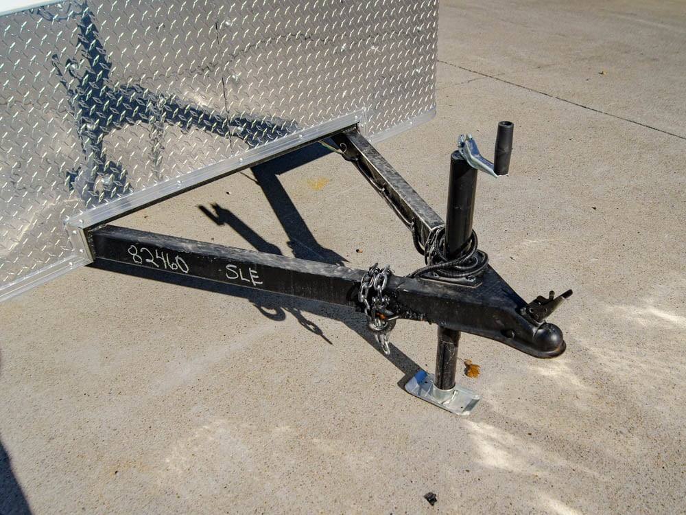 6×12 Flat Nose White Enclosed Trailer 3,500lb Axle - Image 17