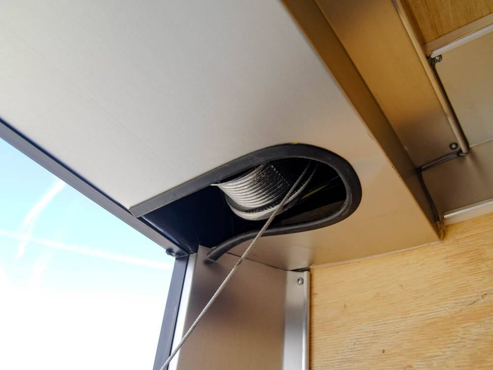 7×14 White V-Nose Enclosed Trailer (2) 3,500lb Axles Windows Elect & Blkout Pkg - Image 21