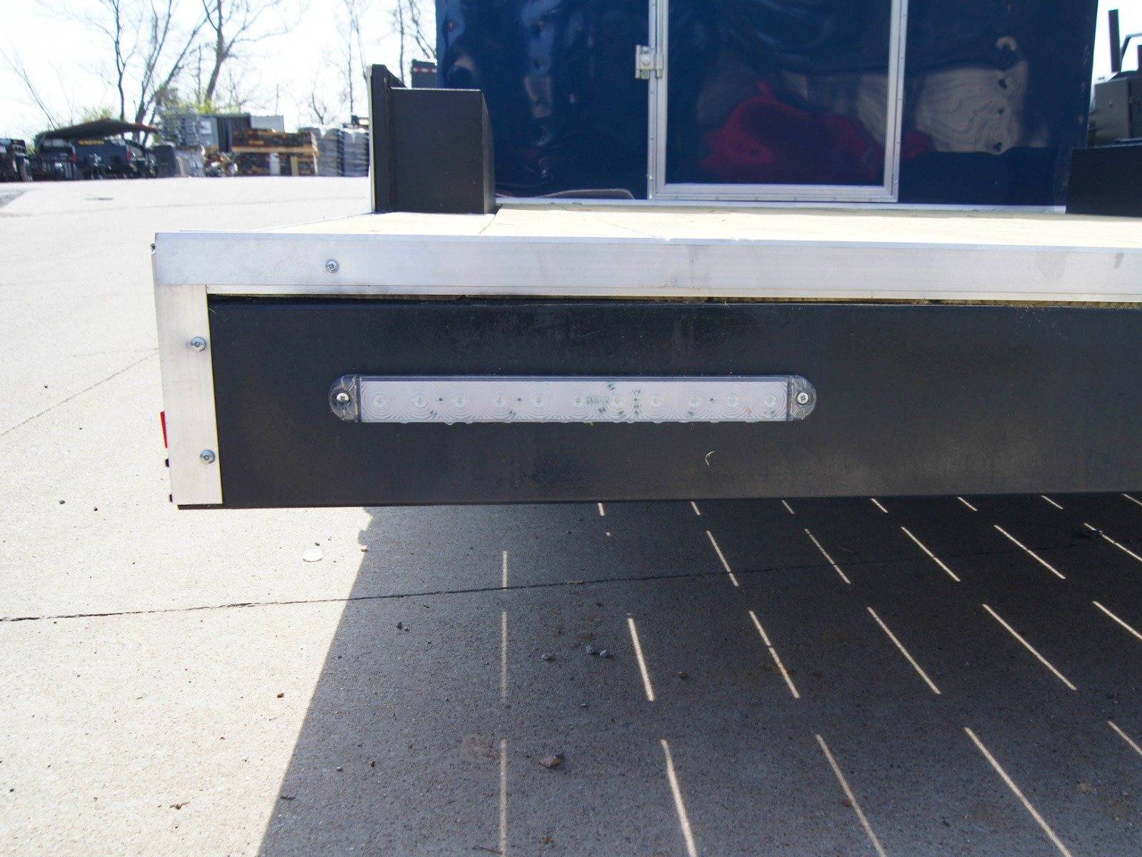 8.5×20 Hybrid Enclosed Trailer with Back Door (2) 5,200lb Axles Storage - Image 16