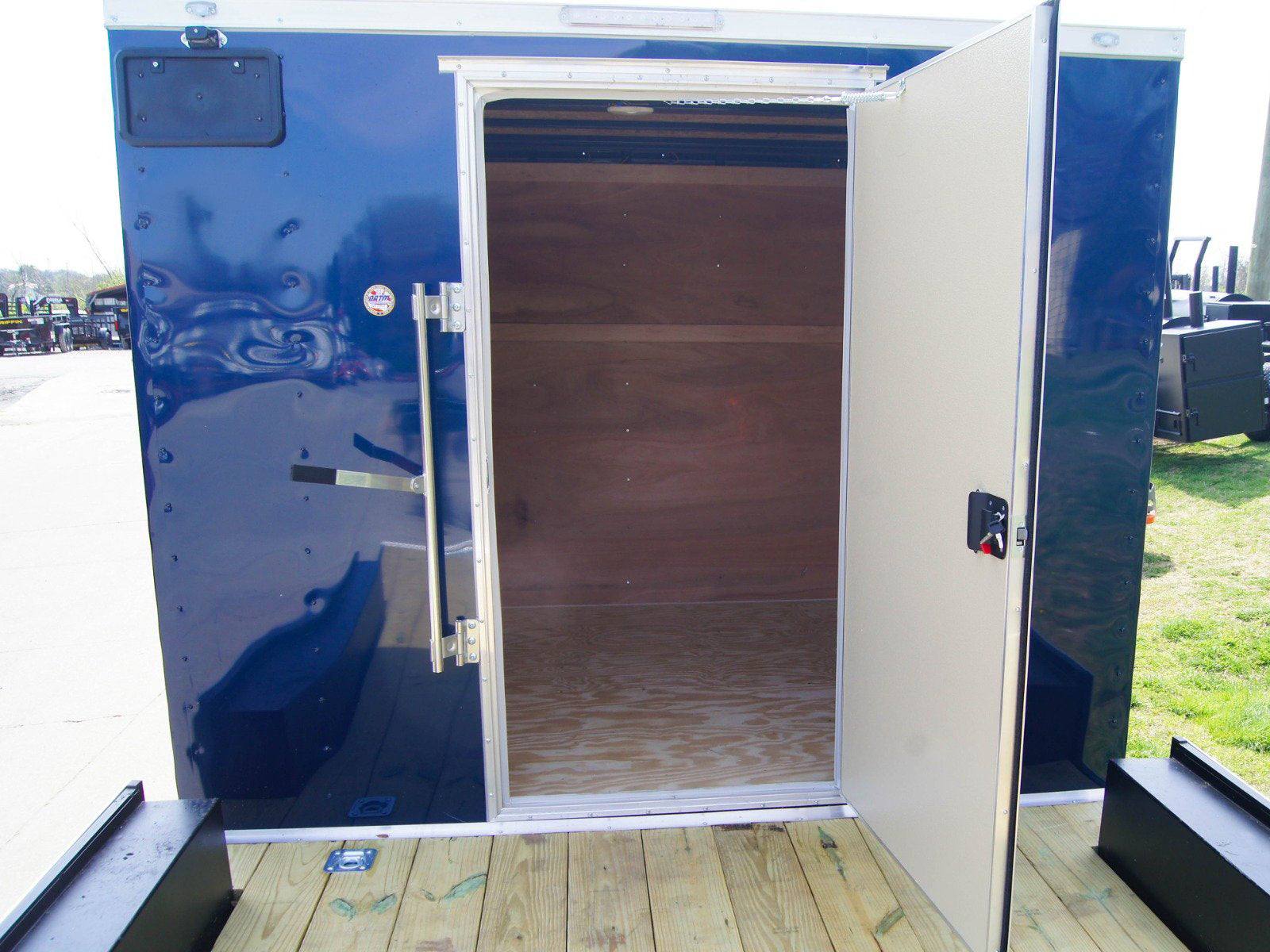 8.5×20 Hybrid Enclosed Trailer with Back Door (2) 5,200lb Axles Storage - Image 11