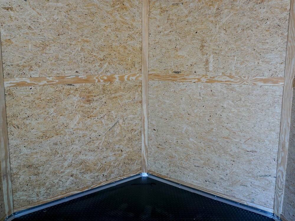8.5×18 Custom Two-Tone Enclosed Trailer with Rubber Floor Storage - Image 17
