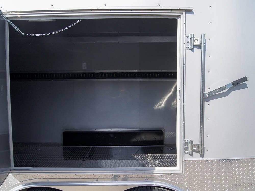 8.5×24 Custom Silver Enclosed Trailer ATP Floor (2) 5200lb Axle Storage - Image 15