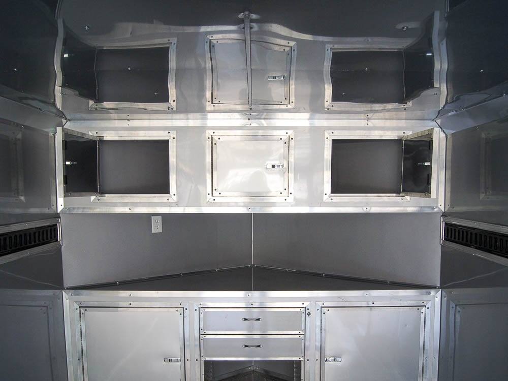 8.5×24 Custom Silver Enclosed Trailer ATP Floor (2) 5200lb Axle Storage - Image 22