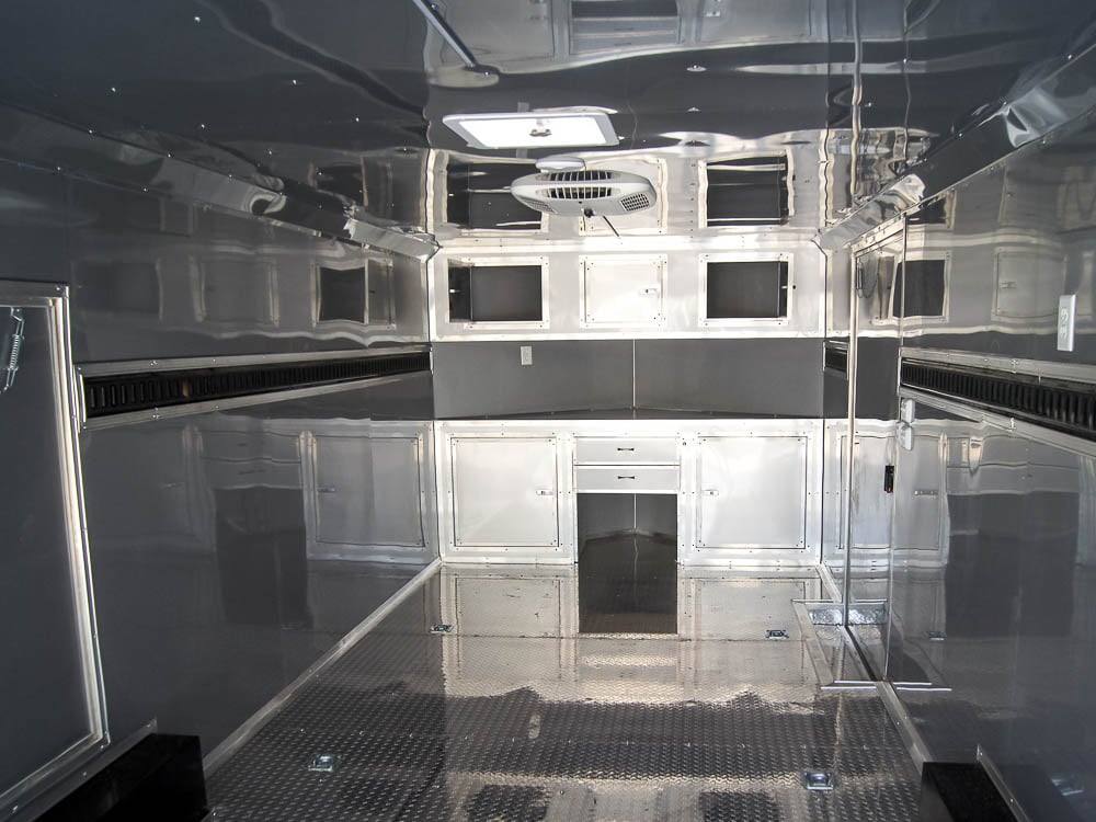 8.5×24 Custom Silver Enclosed Trailer ATP Floor (2) 5200lb Axle Storage - Image 27