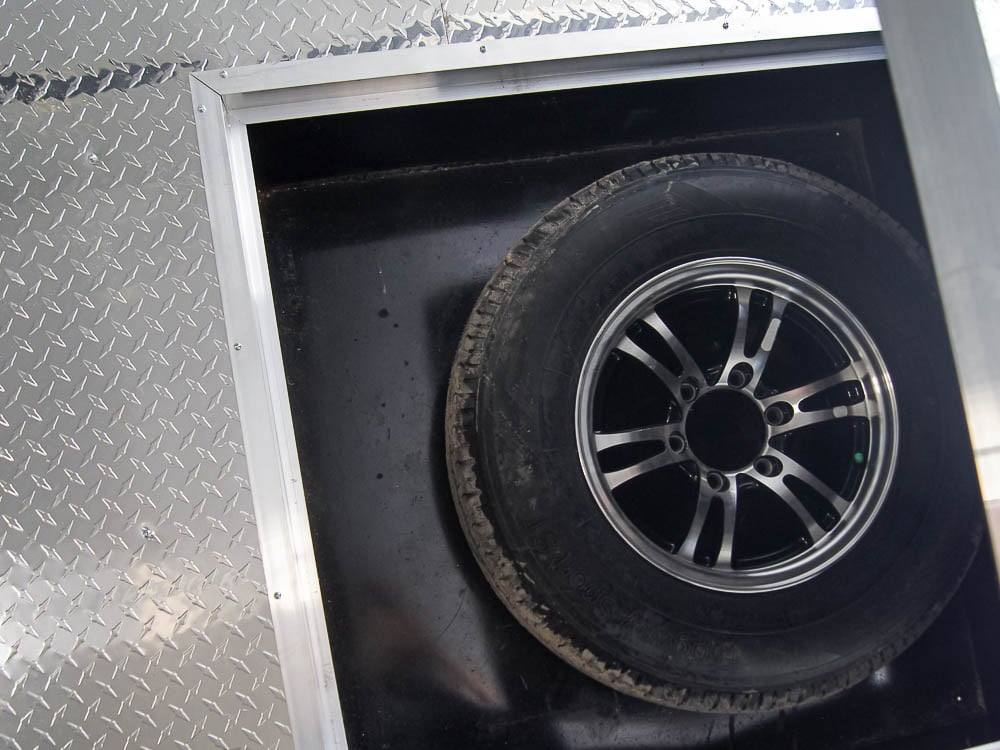 8.5×24 Custom Silver Enclosed Trailer ATP Floor (2) 5200lb Axle Storage - Image 33