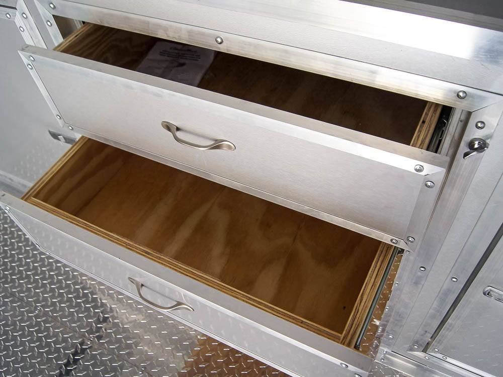 8.5×24 Custom Silver Enclosed Trailer ATP Floor (2) 5200lb Axle Storage - Image 34