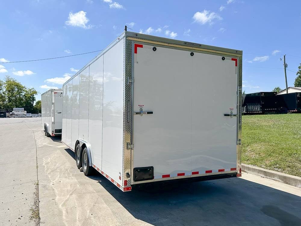 8.5×24 V-Nose Tandem Enclosed Trailer with Elect Pkg A/C and Cabinets - Image 6