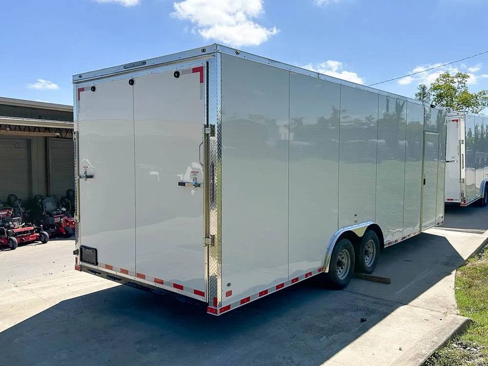 8.5×24 V-Nose Tandem Enclosed Trailer with Elect Pkg A/C and Cabinets - Image 8