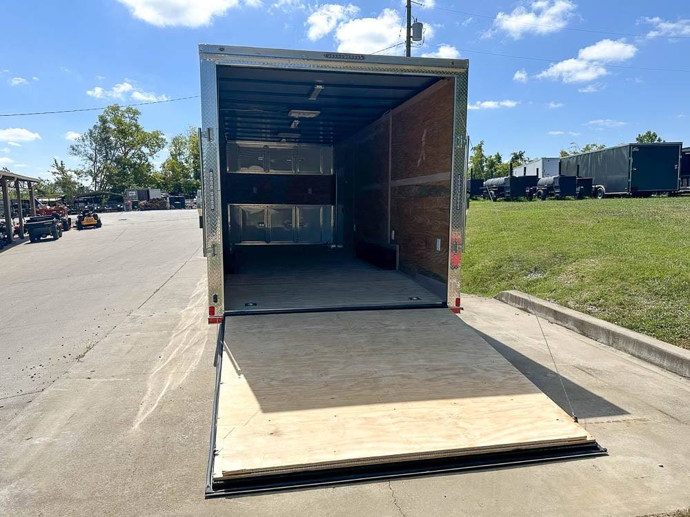 8.5×24 V-Nose Tandem Enclosed Trailer with Elect Pkg A/C and Cabinets - Image 13